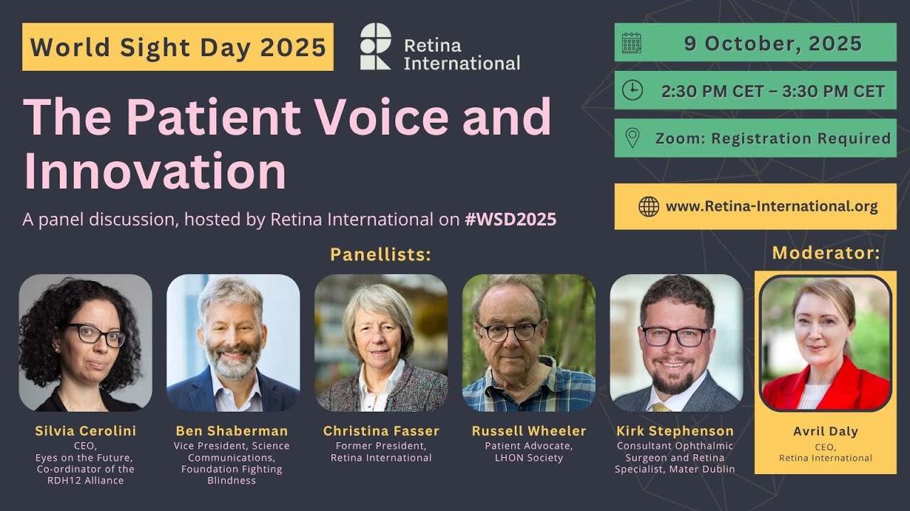 RI World Sight Day Webinar: The Patient Voice and Innovation