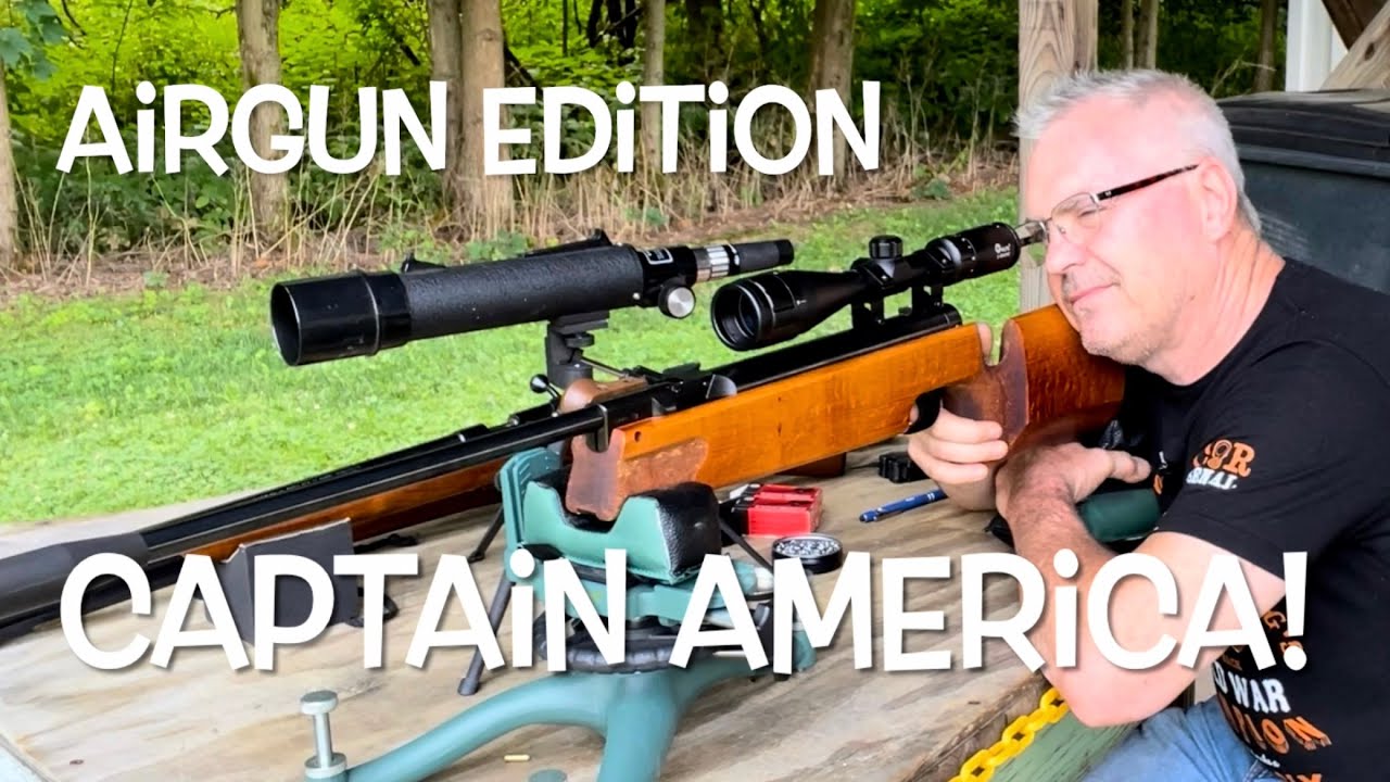 Captain America Challenge Airgun Edition Walther LGR scoped