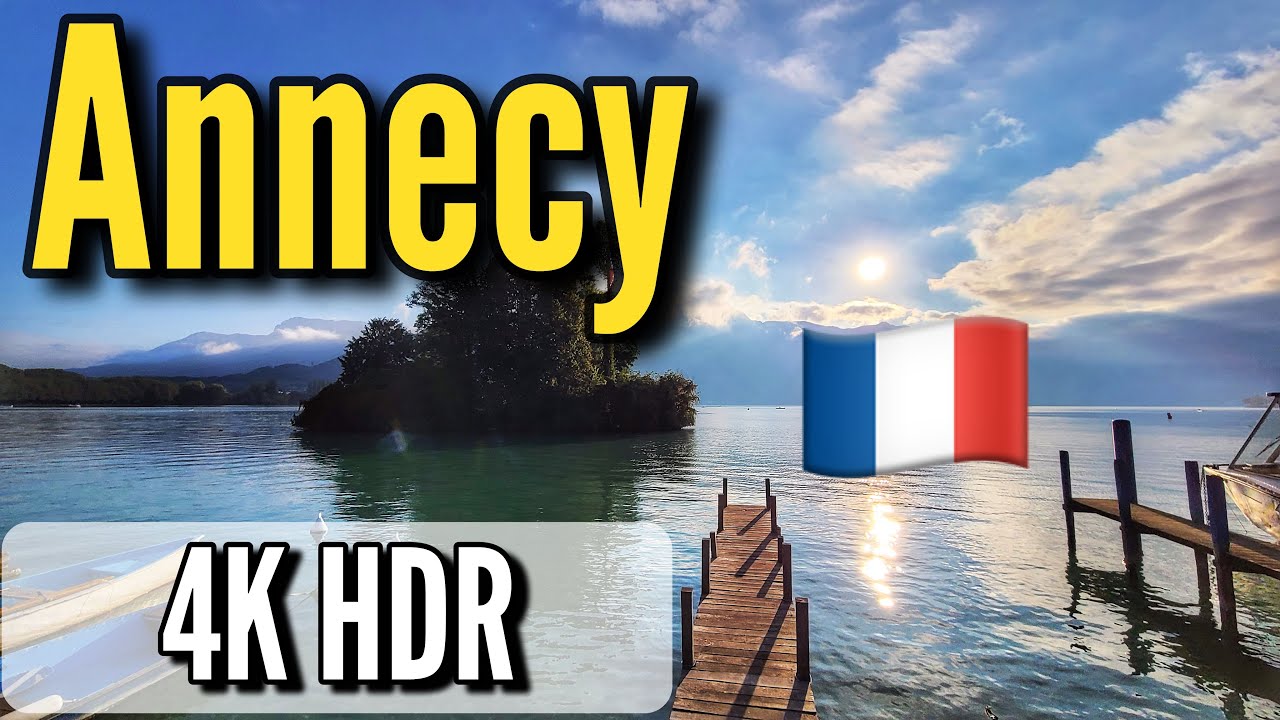 Annecy - morning walk | France FR - October 2021 | 4K HDR 10+