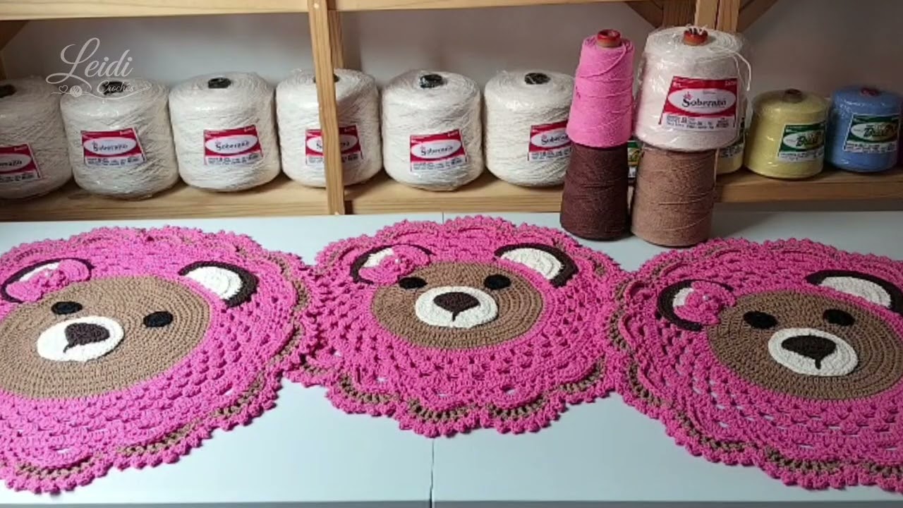 Urso de Crochê feito no Eco Brasil 