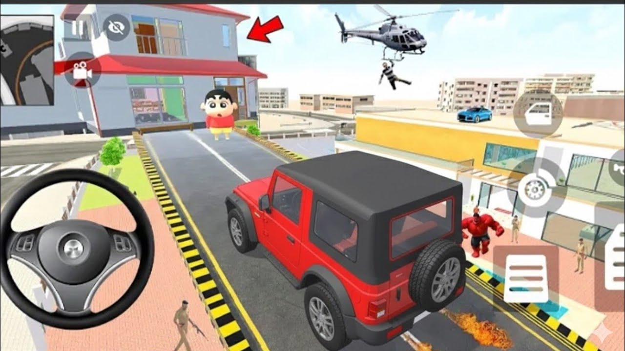Franklin went to shinchan's house #franklin #indiantheftauto #indianbikedriving3d #gaming #funnygame