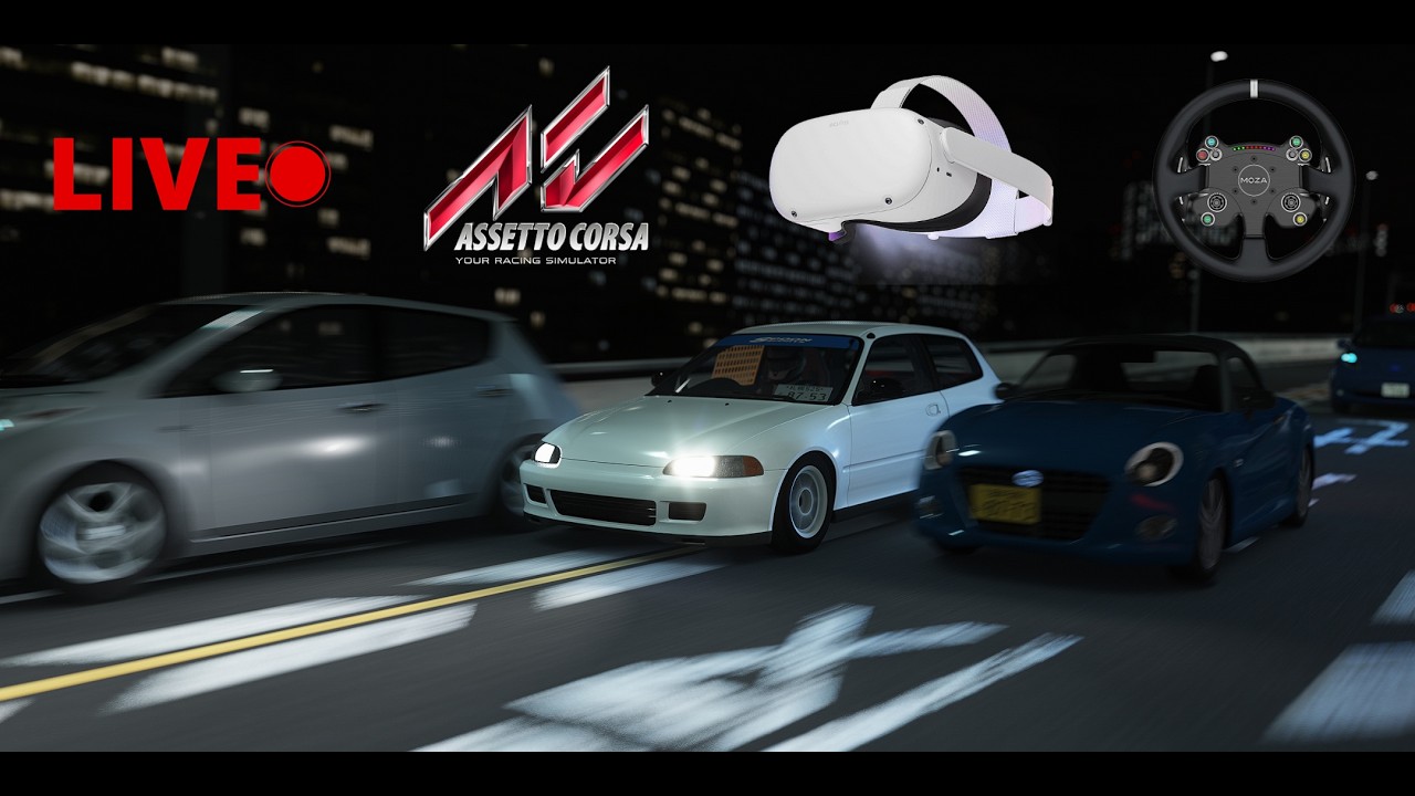Assetto VR  #ae86 #assetto Corsa #kanjo #civic