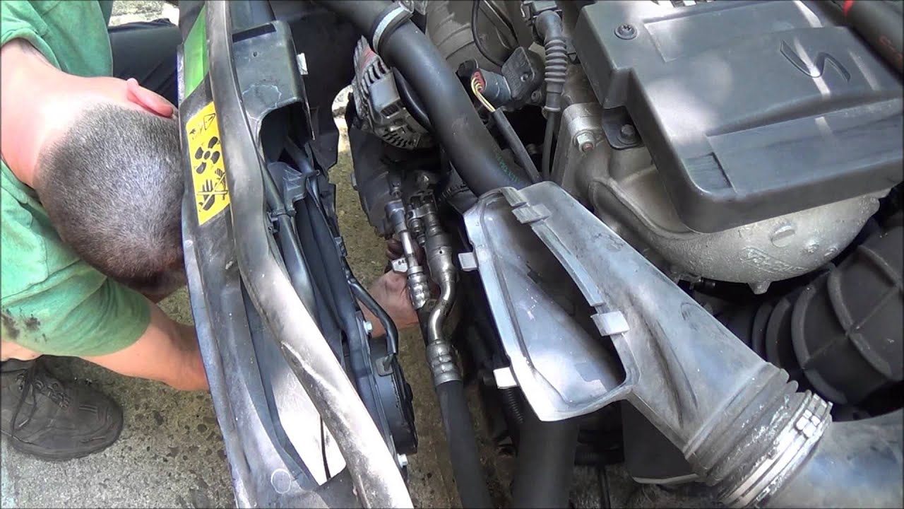 7-13-14 How to replace the A/C compressor on a MINI Cooper S 2003