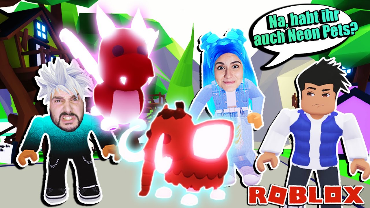 MAMA DANIA SIEHT NEON DRACO DAS 1.MAL...aber gibt auch überall mit Neon Pets an! [Roblox Deutsch]