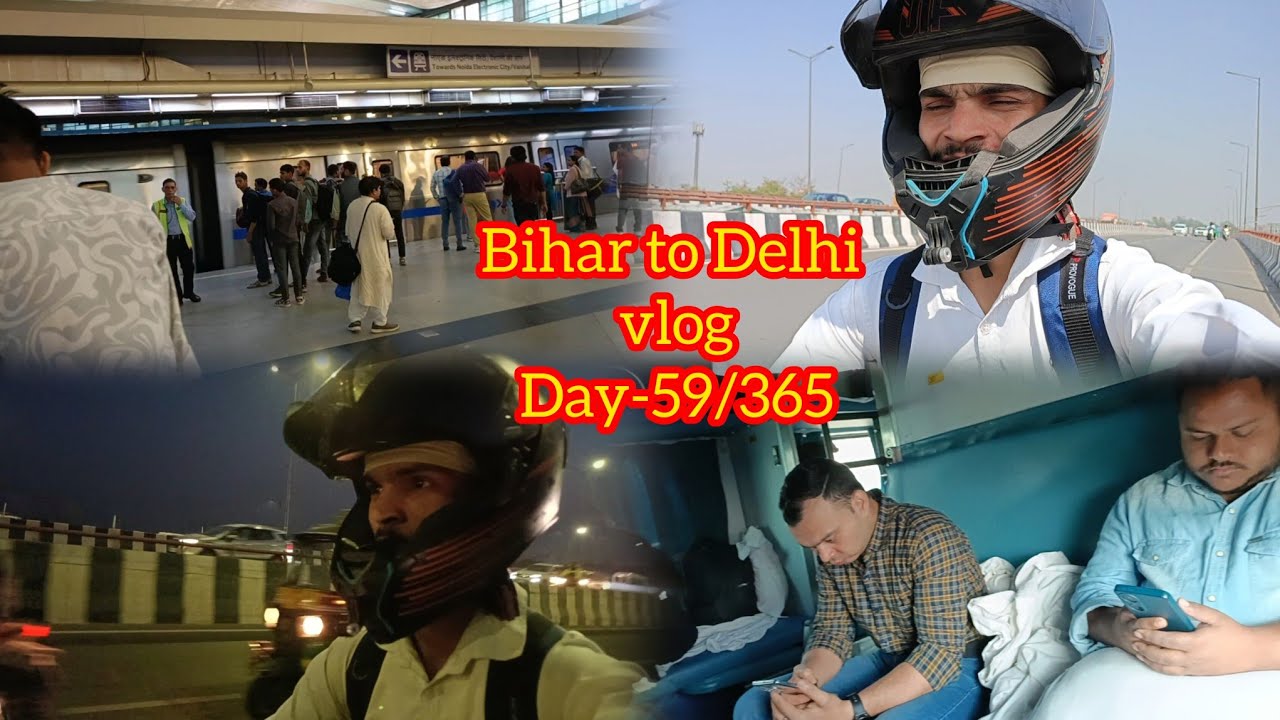 train journey Bihar to Delhi 🥰 | Vlogs Day-59/365 |....