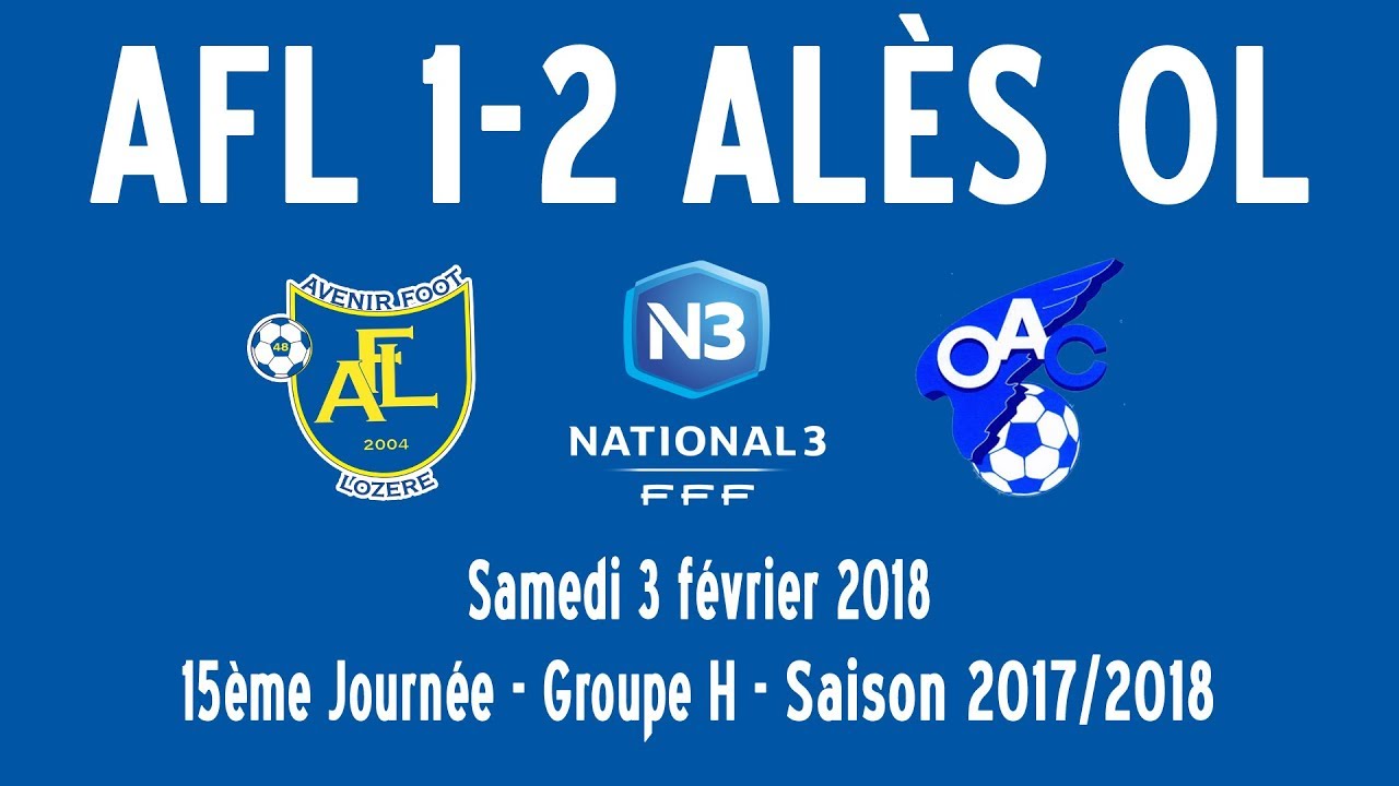 N3, AVENIR FOOT LOZÈRE 1-2 ALÈS OL (03/02/2018)