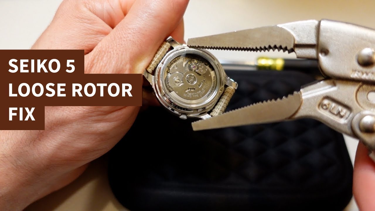 How to Easily Fix a Loose Rotor on Your Seiko 5—No Special Tools Needed!