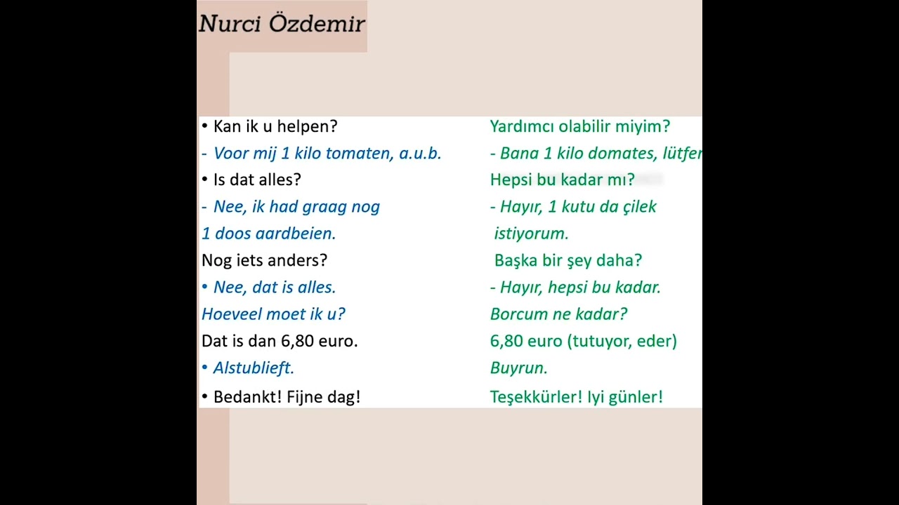 Dialoog in het Nederlands.