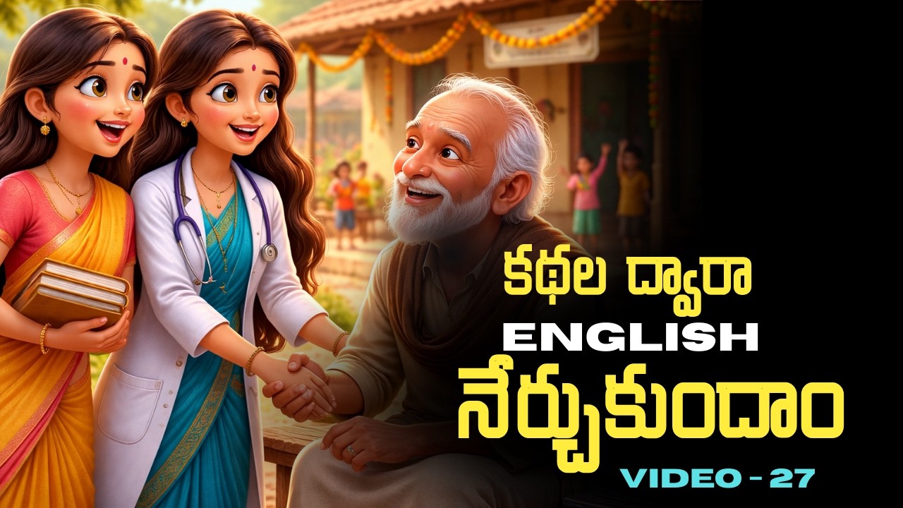 Learn English through Stories in Telugu 27 | కథల ద్వారా ఇంగ్లీష్ | సాయి స్పోకెన్ ఇంగ్లీష్.