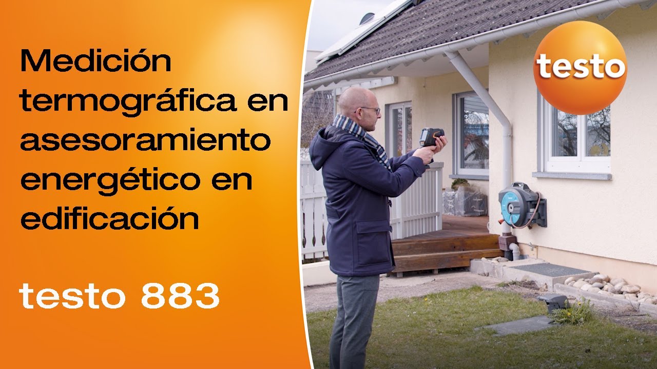 Testo 883: cámara termográfica para asesoramiento energético en edificación | Be sure. Testo