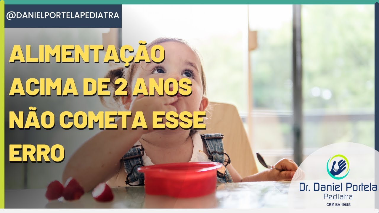 Alimentação de crianças acima de 2 anos