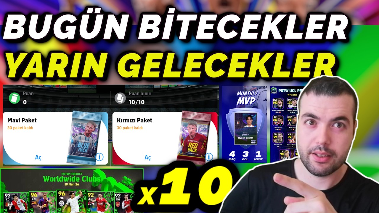 BUGÜN BİTECEKLER YARIN GELECEKLER🔥KAMPANYADA 2. HAFTA (eFootball 2026 Mobile PC PS)