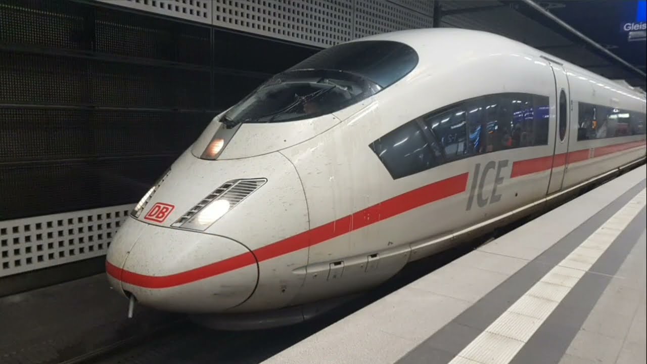 Mitfahrt im ICE 1005 von Hamburg nach Berlin