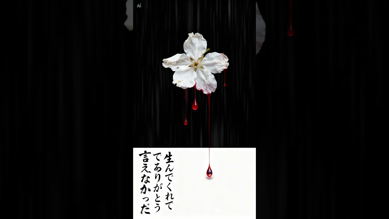 「母さん、ごめんね僕の命」