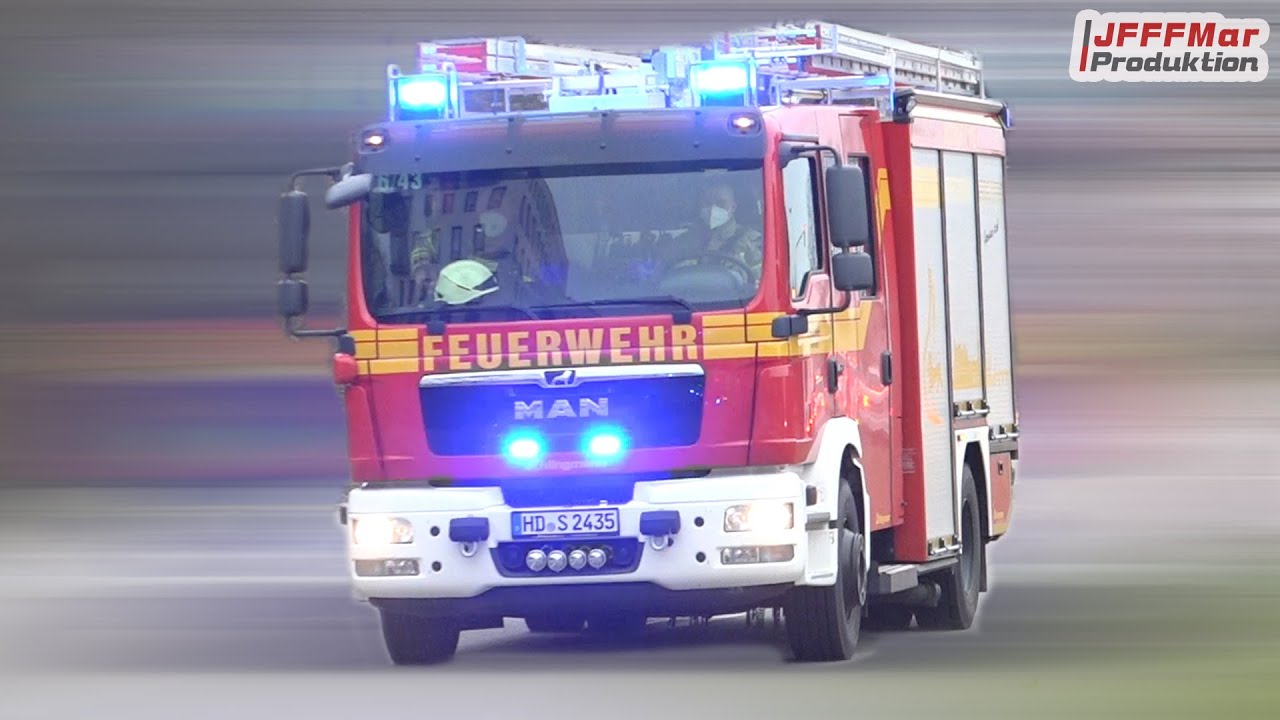 2x Löschzug BF Heidelberg mit HLF 10 FF Wieblingen (Grundausbildungslehrgang BF)
