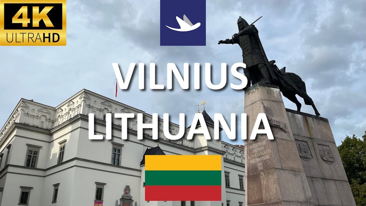 🇱🇹 Vilnius, Lithuania - Pilies Street, Katedros aikštė & Palace of the Grand Dukes of Lithuania (4K)