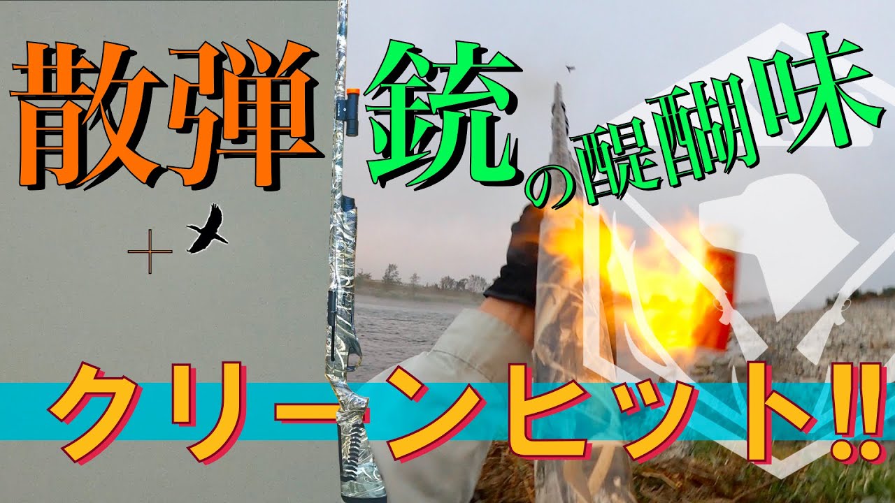 【有害鳥獣駆除】クリーンヒットを狙う！散弾銃の醍醐味と奥深さ！