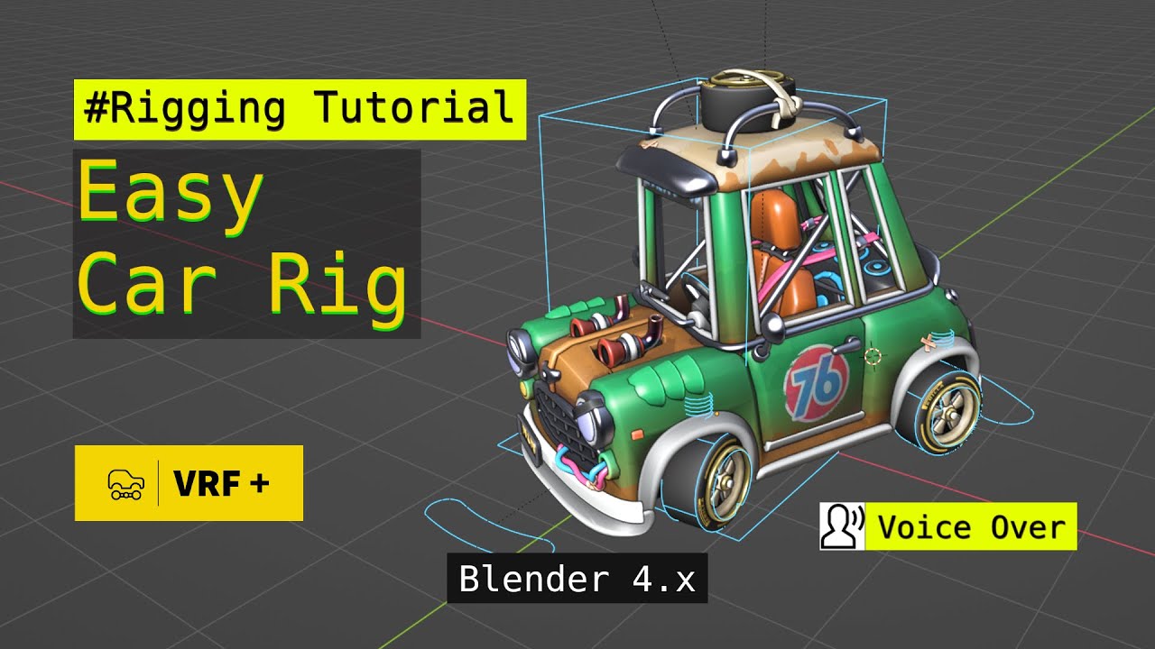 How to Rig a Car in Blender 4 (Beginner to Pro)