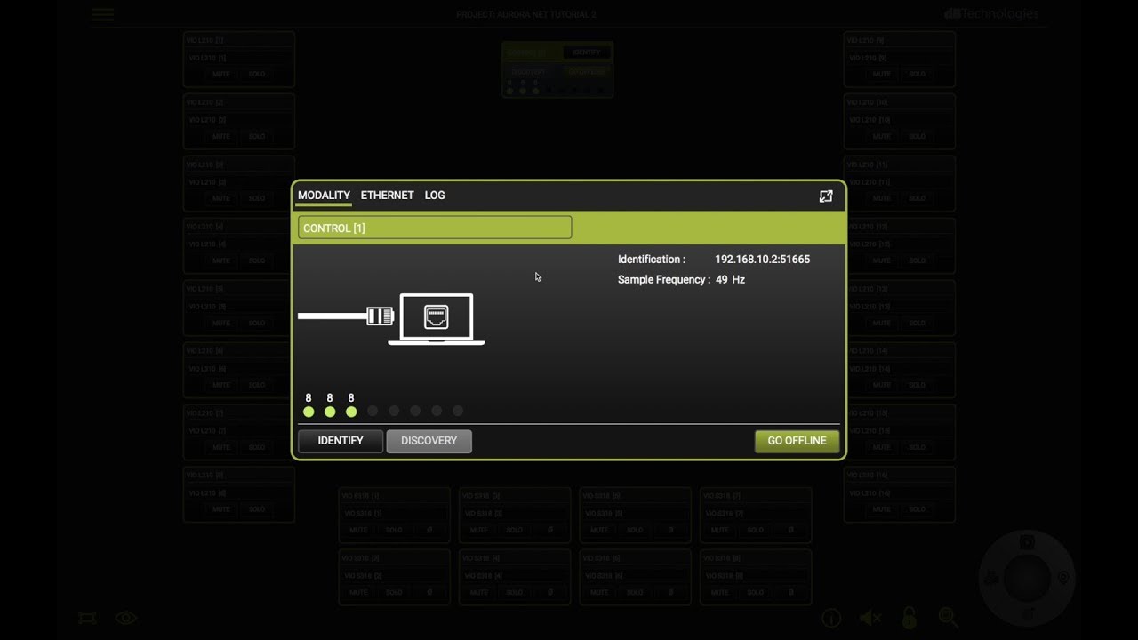 Aurora net  tutorial series Episode 2: Controller and Go On Line