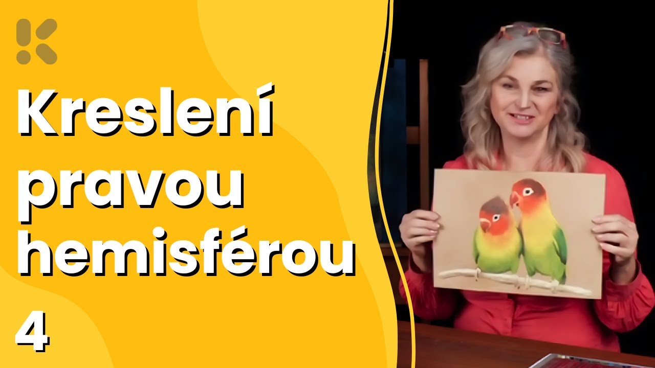 Kreslení pravou hemisférou 5 - kočka, laň a veverka (3. díl)