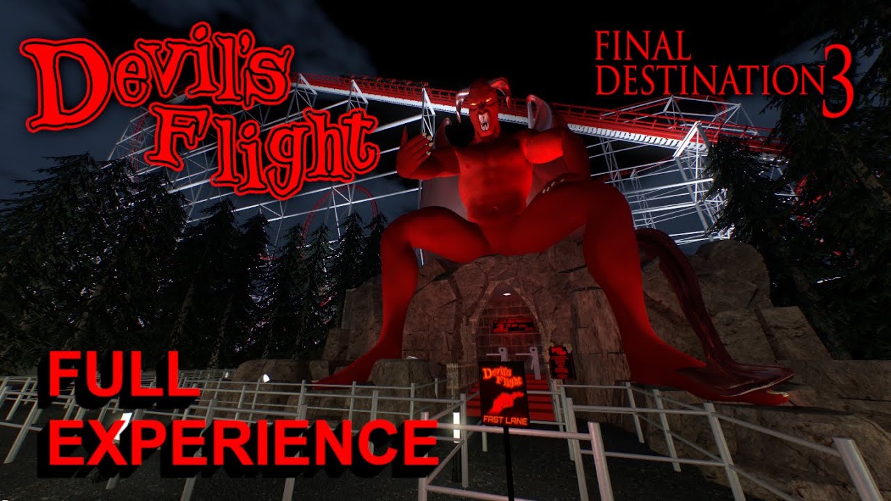 360 VIDEO | VR | Final Destination 3 Roller Coaster POV - Devil's Flight --- 4K | 60fps | 3D