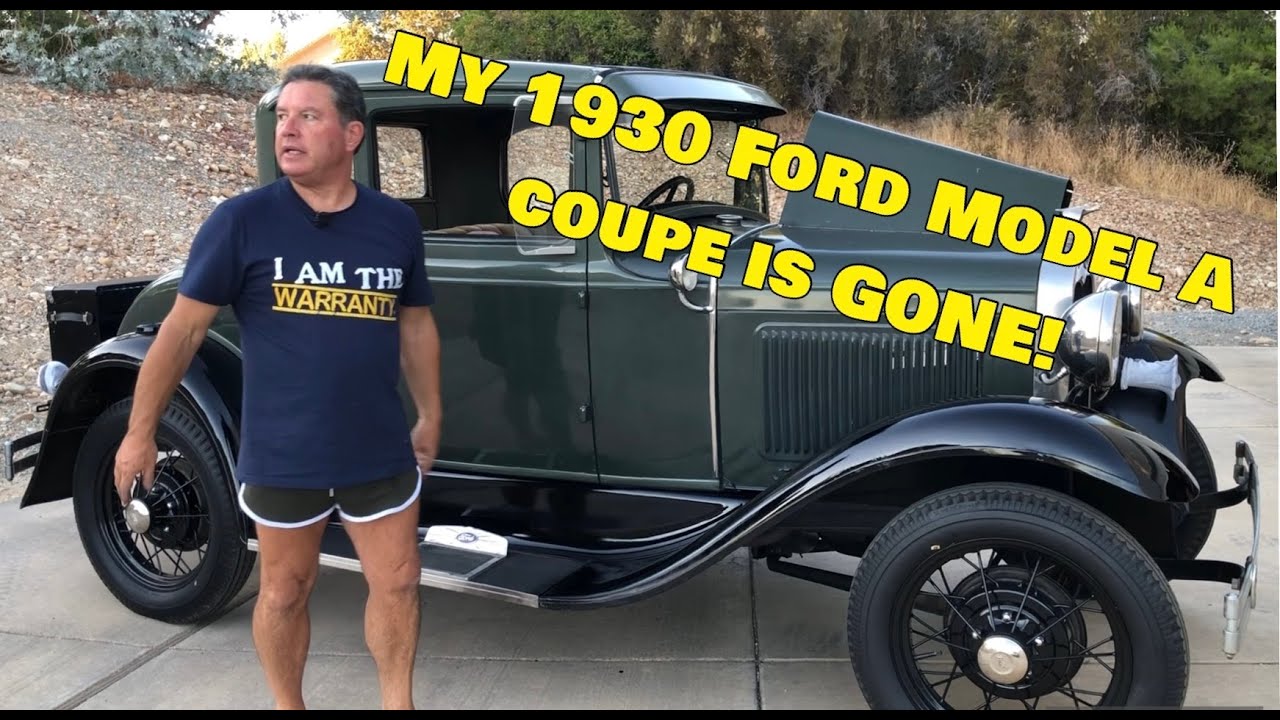 My car is GONE! Restored 1930 Ford Model A is in a shipping container. Last minute paint and stuff.
