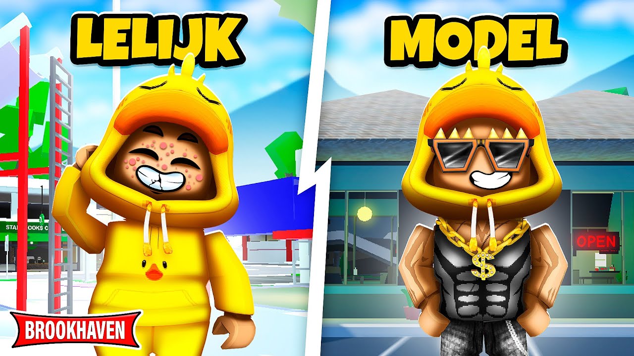 Van LELIJK Naar MODEL In Roblox! (Brookhaven)