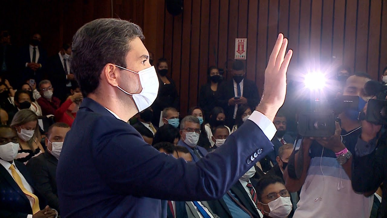 (Edi&ccedil;&atilde;o 01/01/21) Eduardo Braide toma posse da Prefeitura de S&atilde;o Lu&iacute;s na Assembleia Legislativa