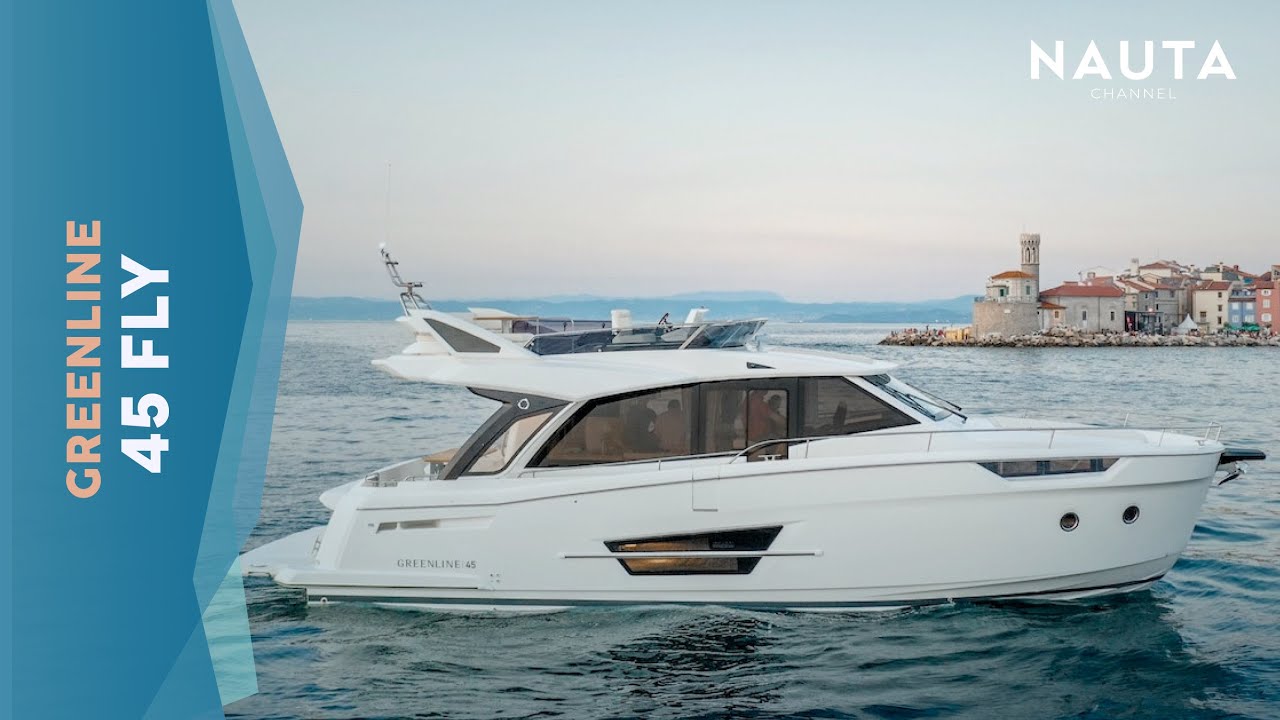 Greenline Yachts - 45 FLY - POV boat tour esterni e cabine