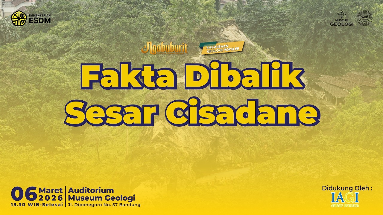 Fakta Dibalik Sesar Cisadane - Sarasehan Geologi Populer