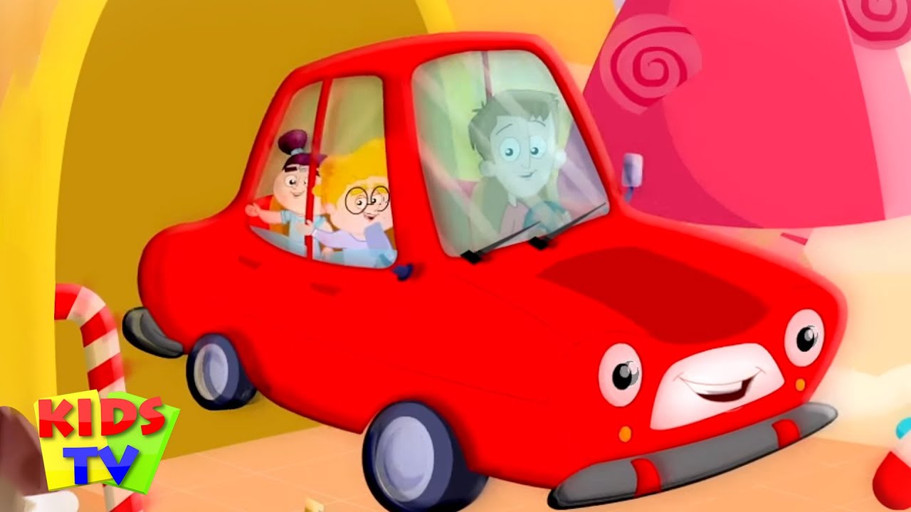Wheels On The Car | Nursery Rhymes and Car Songs for Kids | Vehicle Cartoons For Children