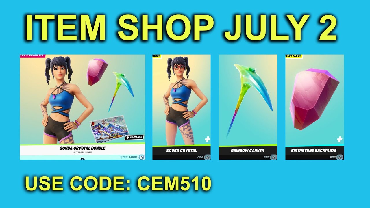 Fortnite Item Shop July 2, 2021