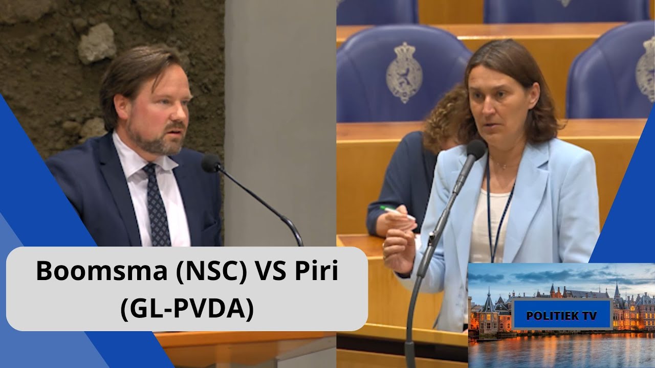 Boomsma (PVV) VS GL-PVDA: 