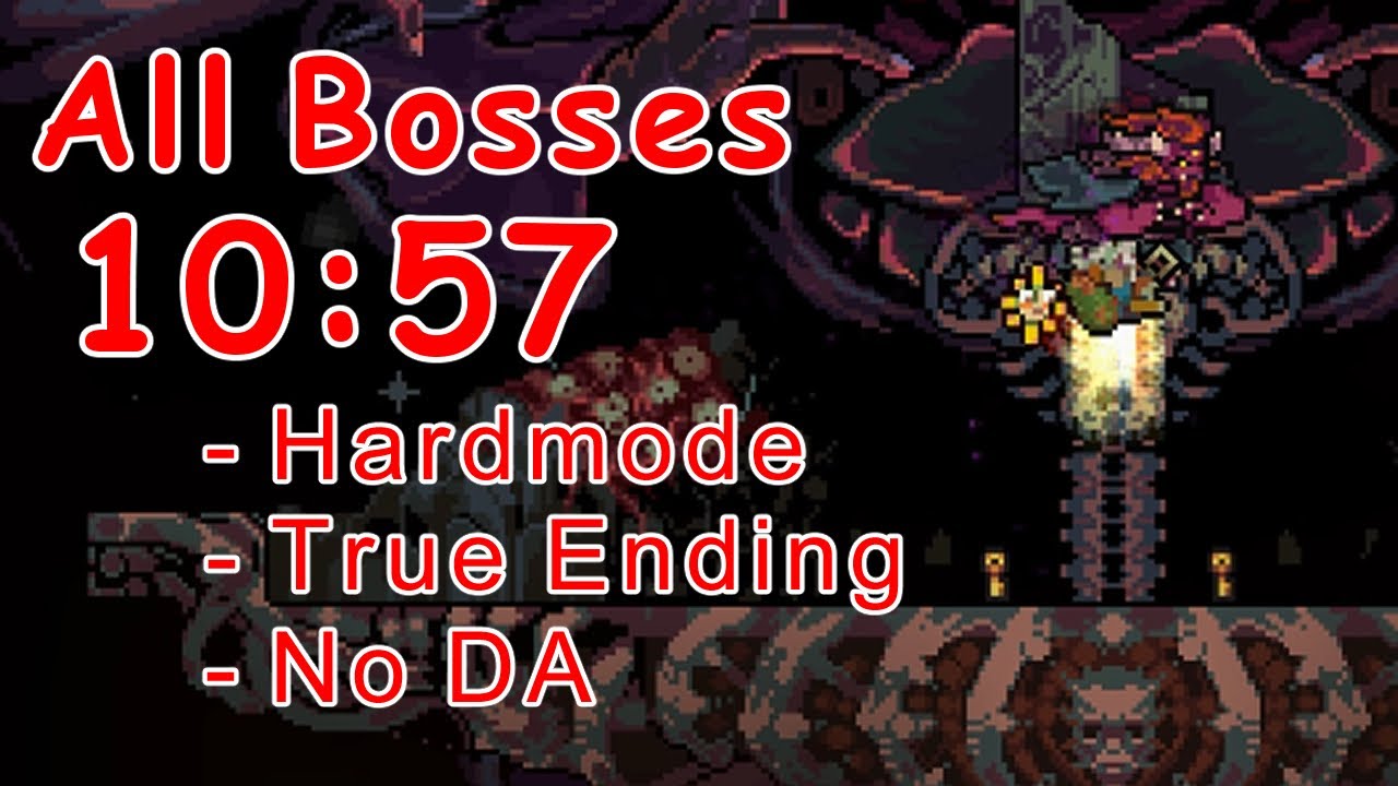 Vagante speedrun All Bosses 10:57 / Hardmode, Wildling, True Ending, No DA
