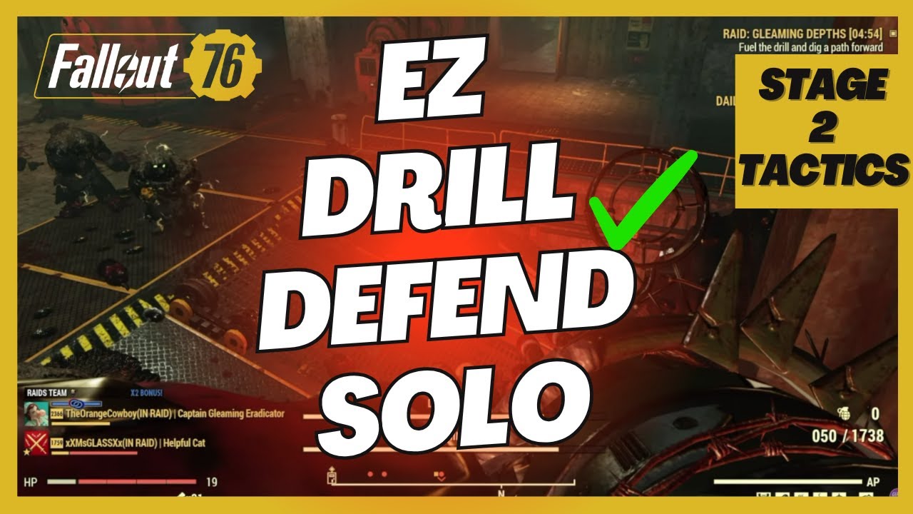 YOU NEED THIS MOD!! For Drill Defense at Stage 2! | Fallout 76