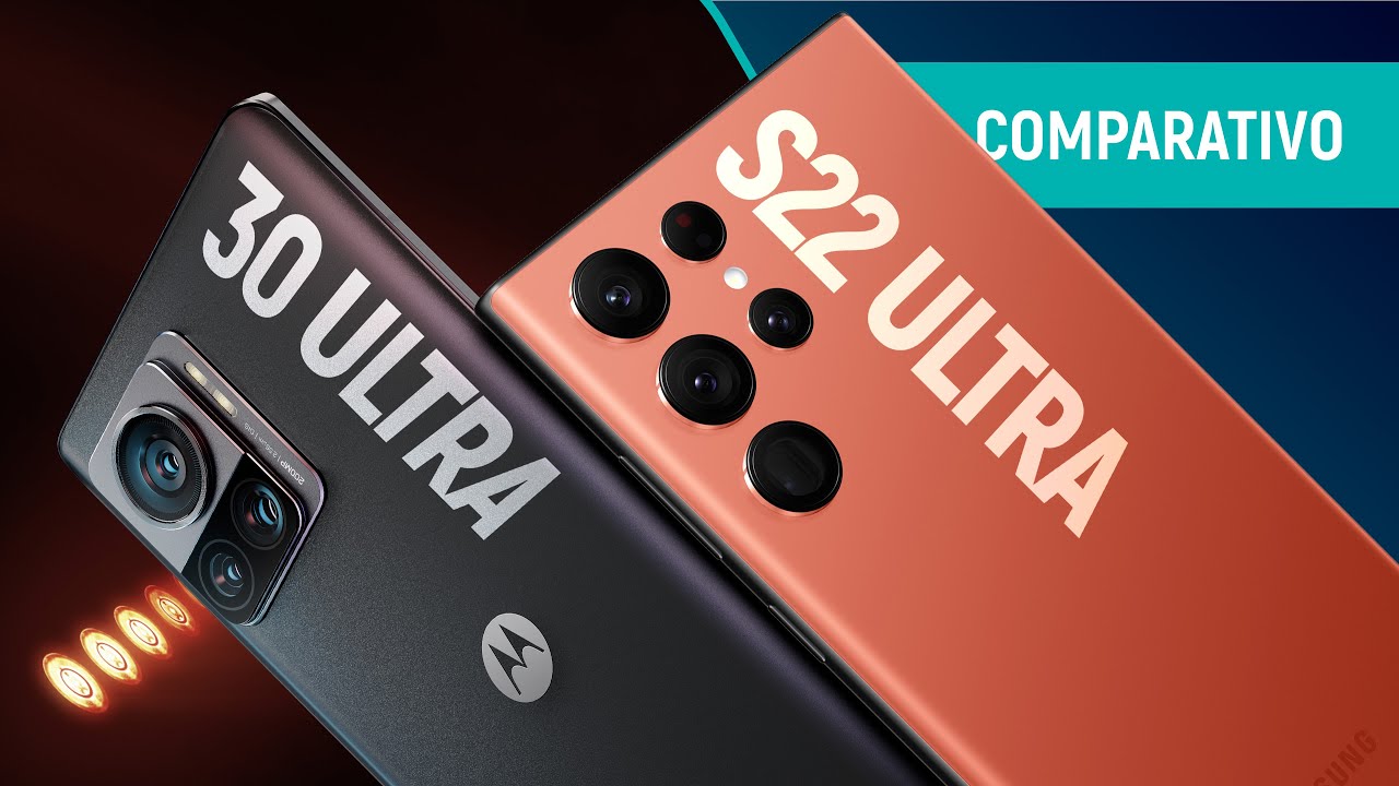 EDGE 30 ULTRA vs GALAXY S22 ULTRA: CELULAR TOP da Motorola faz frente à Samsung? | Comparativo