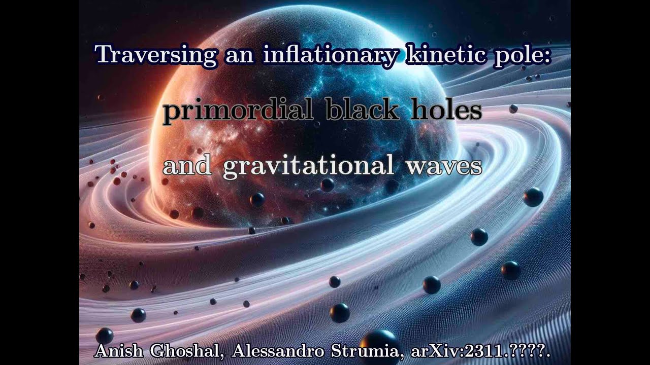 Traversing a kinetic pole during inflation: primordial black holes and gravitational waves
