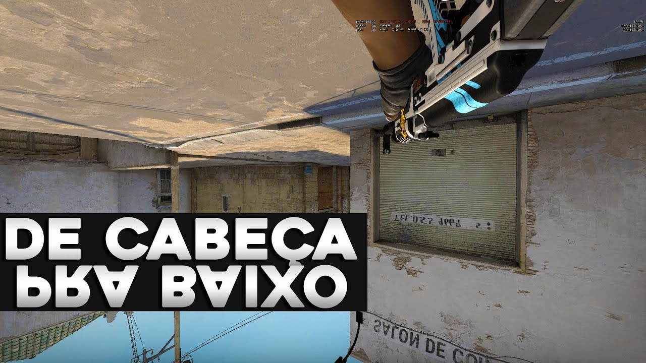 JOGANDO CS COM O MONITOR INVERTIDO