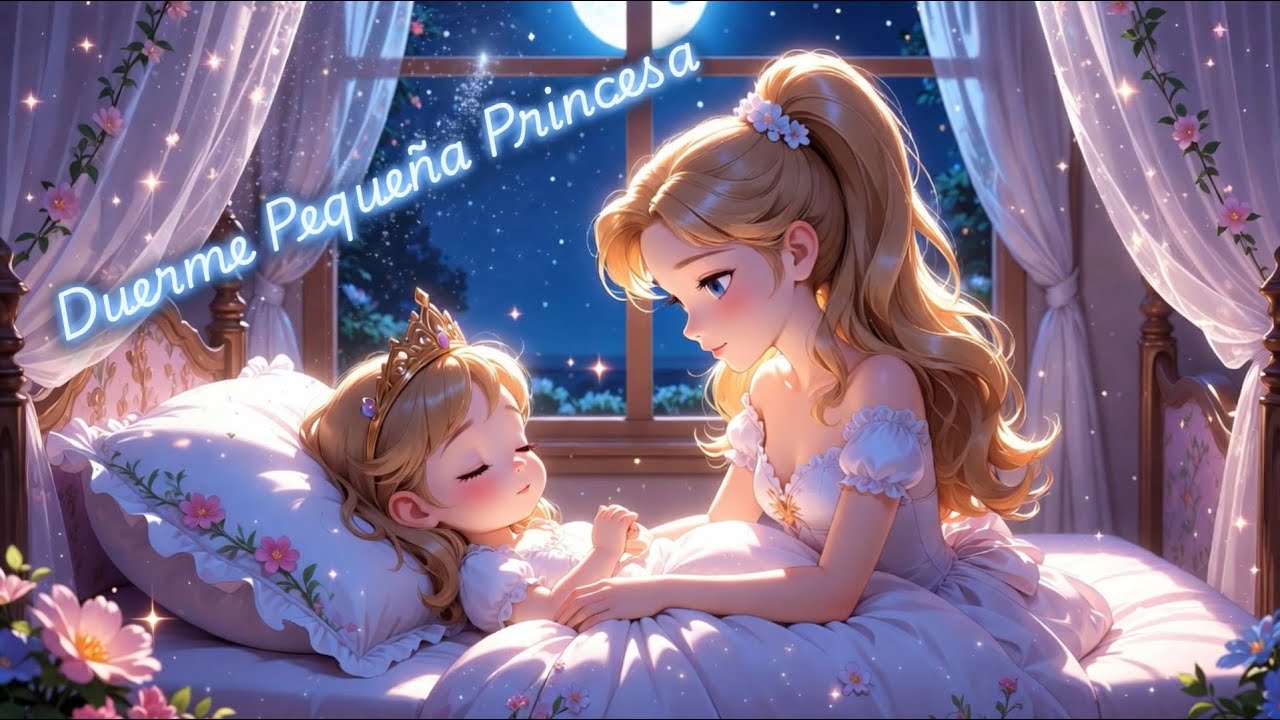 Duerme Mi Bella Princesa 👑🌙 | Canción de Cuna para Dormir Bebés.