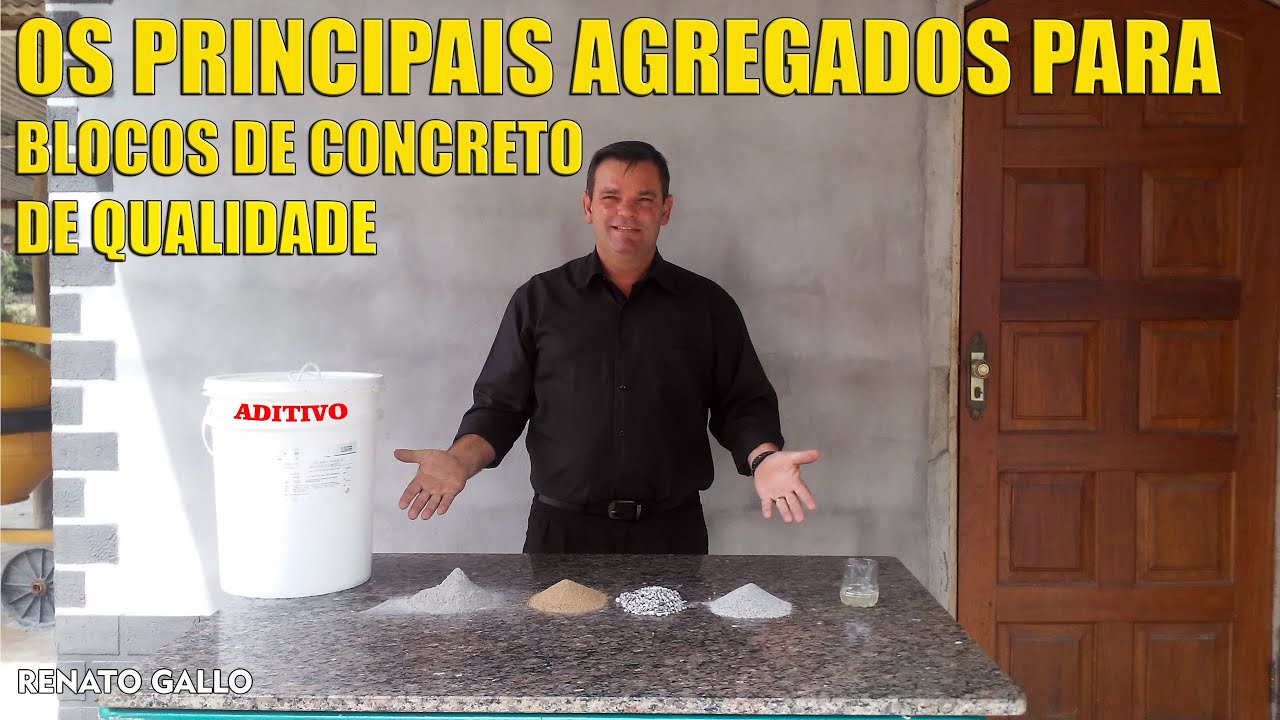 OS PRINCIPAIS AGREGADOS PARA BLOCOS DE CONCRETO DE QUALIDADE