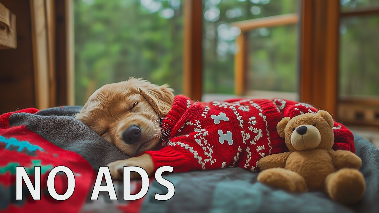 12 HOURS Relaxing Dog Music 🐶 Deep Sleep Music for Anxious Dogs 💤 Calming Pet Music 🎶 No Ads