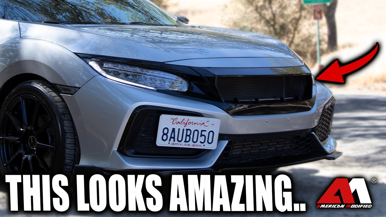 10th Gen Civic Functional Mesh Grill Install! | American Modified