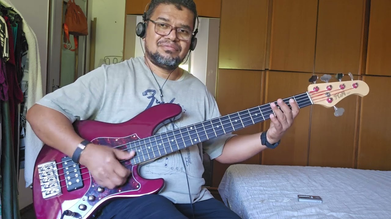 Bass FGN J-Standard Mighty Jazz Bass    5c  passivo  pick-up seymour Duncan made in Japan