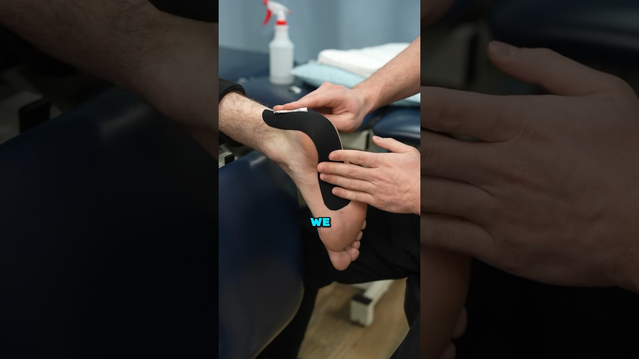 Does taping work for plantar fasciitis? #plantarisfacitis #footpain