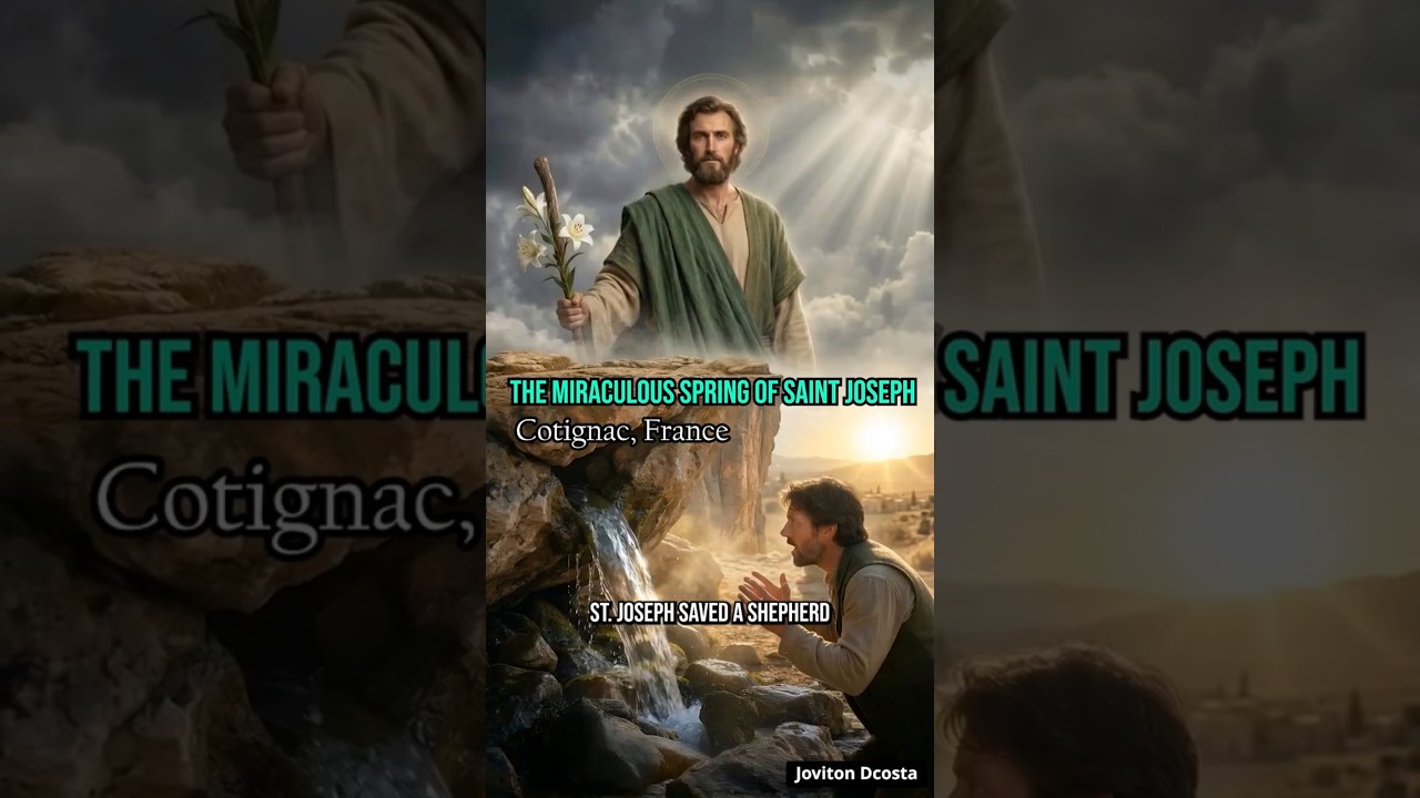 The Miraculous Spring of St. Joseph | St. Joseph saved a shepherd who was dying of thirst.