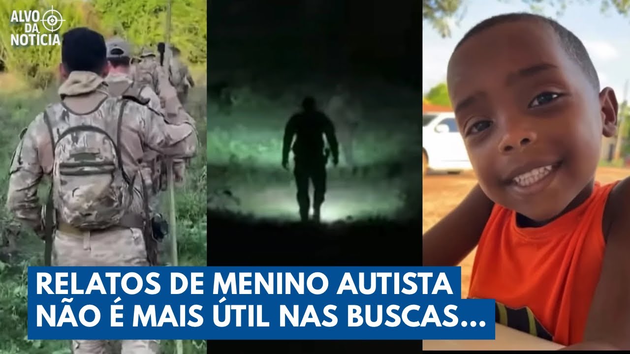 Relato do Menino Autista Não é Útil nas Buscas de Crianças em Bacabal | Alvo da Notícia