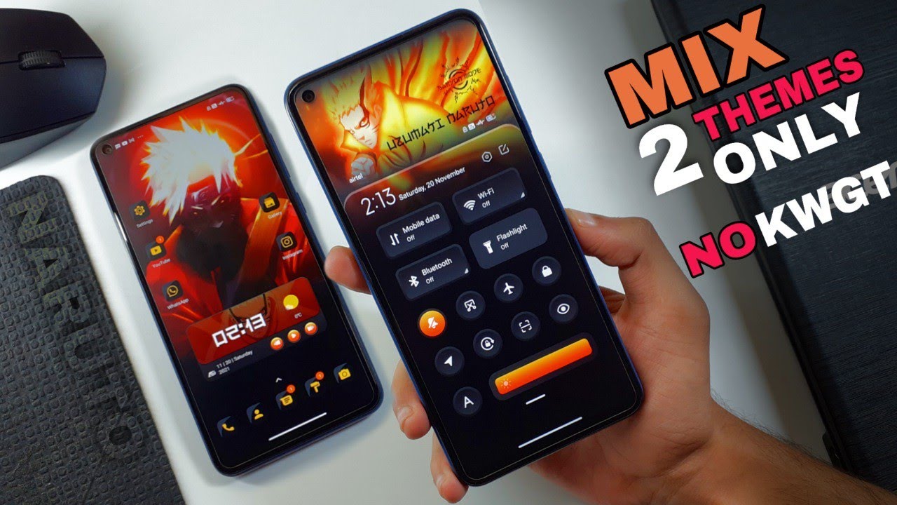 You Need Only 2 Themes To Make your Xiaomi device Look Like This 🔥😍 | Naruto Full Setup | NixAndrow