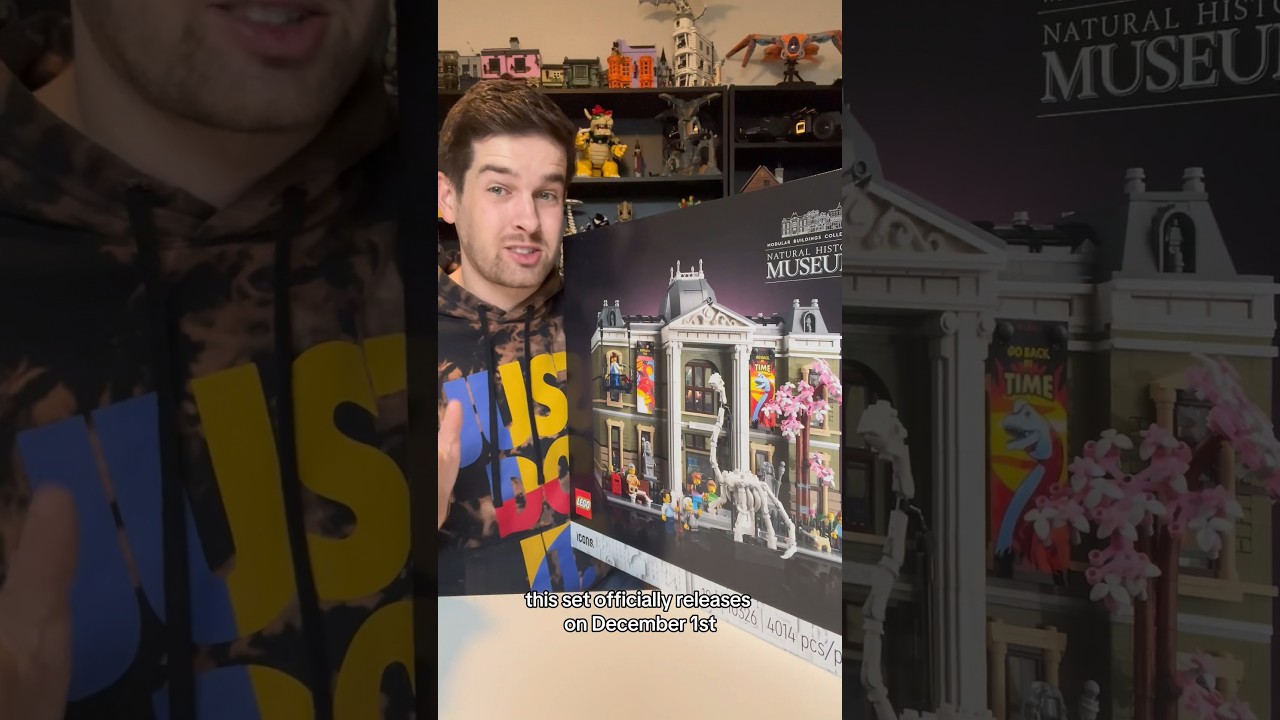 The brand new Natural History Museum from LEGO&rsquo;s Modular Building series