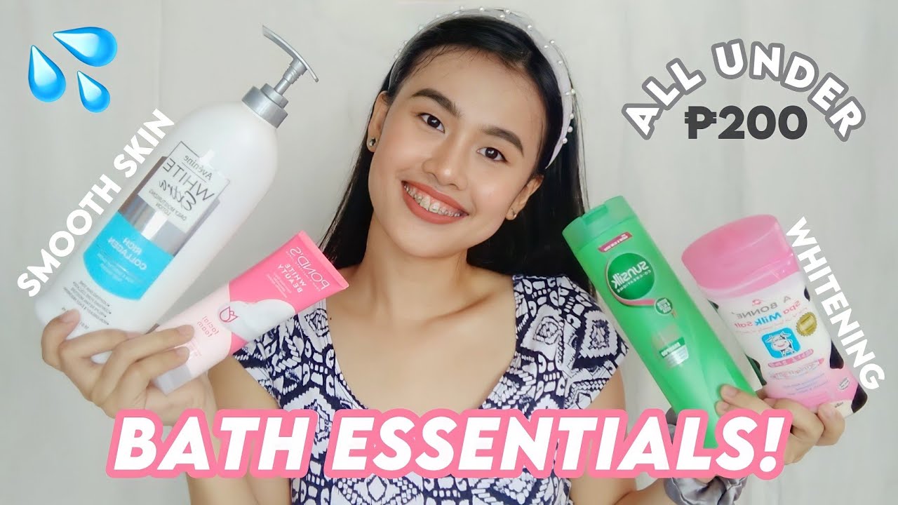 BATH ESSENTIALS (for glowing skin & fast hair growth!!) | Crissa Merilo