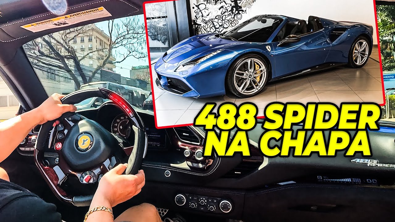 ESSA VAI SER FERRARI DO CANAL? DIA NA 2B COM 488 SPIDER E URUS BLINDADA